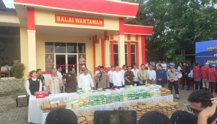 Poldasu Ungkap 13 Kasus Narkoba