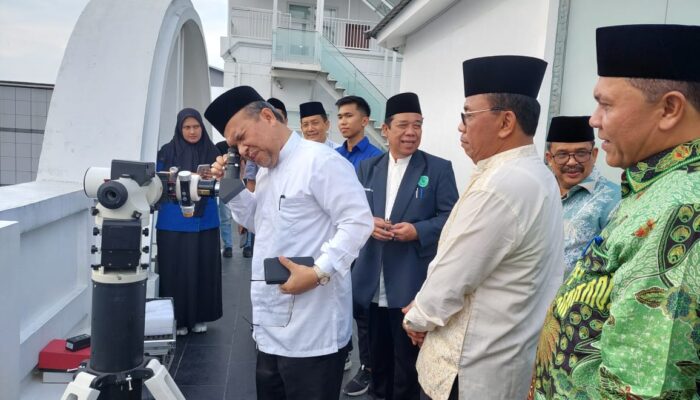 Kakanwil Kemenagsu Tinjau Rukyatul Hilal Awal Ramadhan