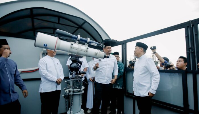 Wali Kota Medan Bersama Rektor UMSU Pantau Hilal Awal Ramadhan 1444 H