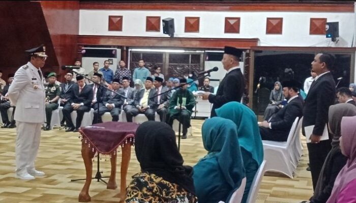 Alhudri Dilantik Jadi Pj Bupati Gayo Lues