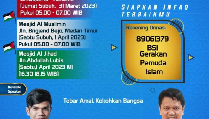 Gerakan Pemuda Islam Sumut Adakan Safari Ramadhan Berkah Dan Galang Donasi Palestina