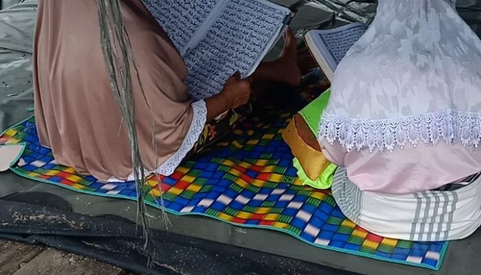 Massa Tadarusan Di Areal PT RPR