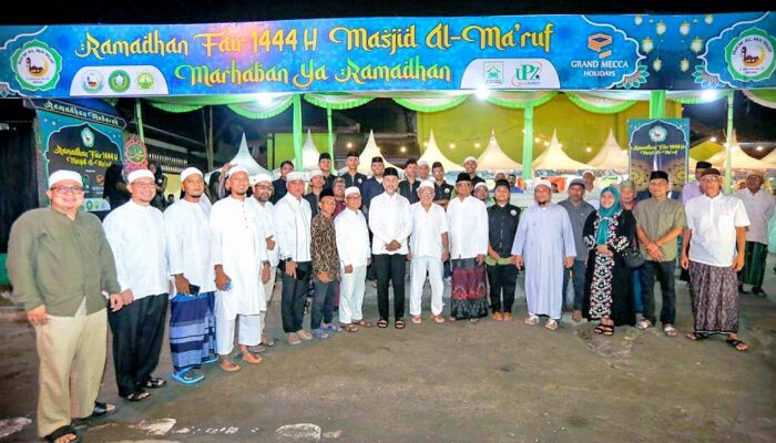 <em>Wagubsu Resmikan Ramadan Fair 1444 H di Masjid Al-Ma’ruf</em>