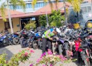 Polres Pidie Amankan Puluhan Sepeda Motor Knalpot Brong