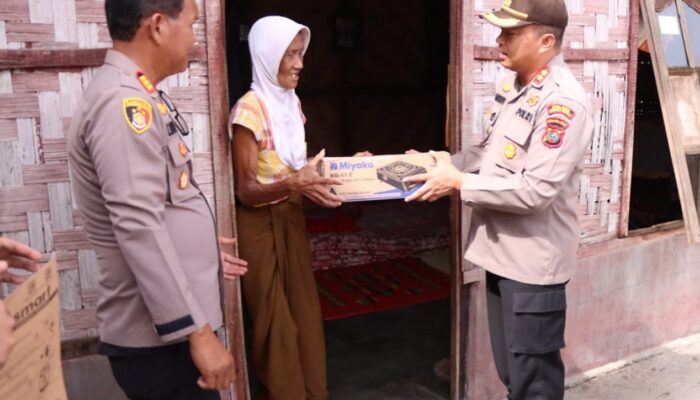 Kapolres Sergai Bantu Nek Rukiah