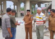 Pemko Langsa Bantu Semen Pembangunan Masjid Baitul Huda