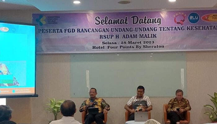RSUP H Adam Malik Gelar FGD RUU Kesehatan