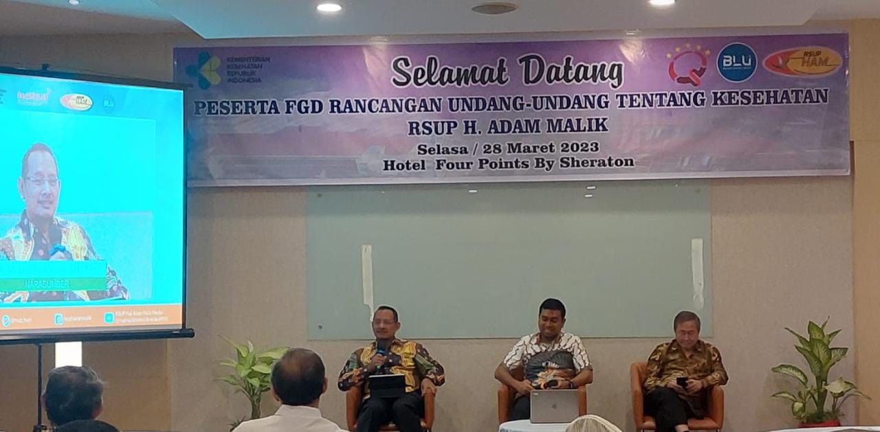 RSUP H Adam Malik Gelar FGD RUU Kesehatan