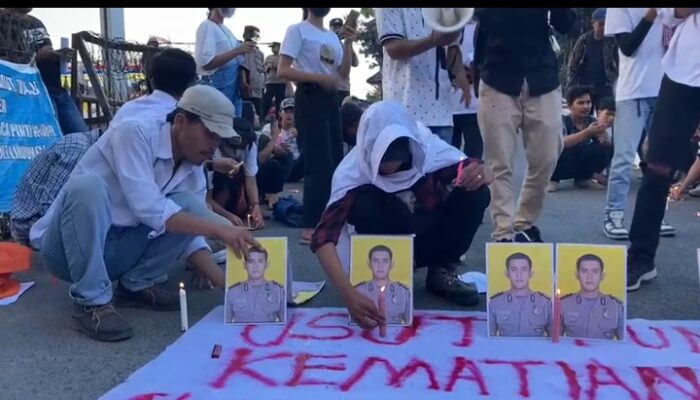 Unjukrasa Mahasiswa Minta Kapolres Samosir Dinonaktifkan