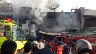 Empat Ruko Terbakar Di P.Siantar, Dua Korban Luka Bakar