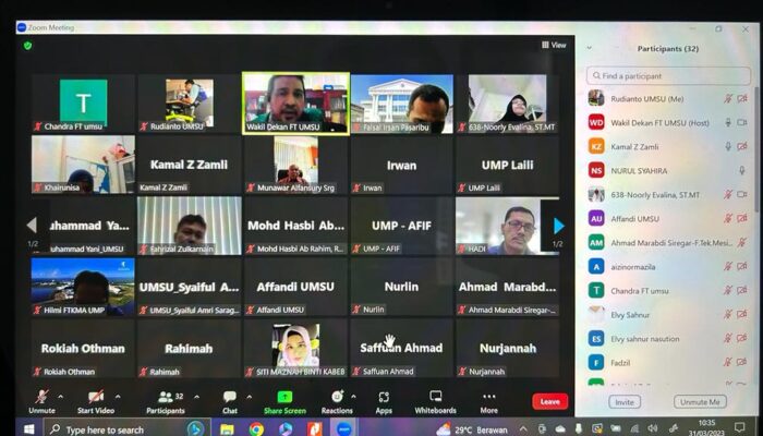 Empat Proyek Penelitian FT UMSU-UMP Malaysia Siap Dimulai