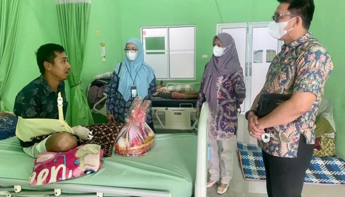BPJamsostek Kunjungi Pasien Kecelakaan Kerja Di RSUD Langsa