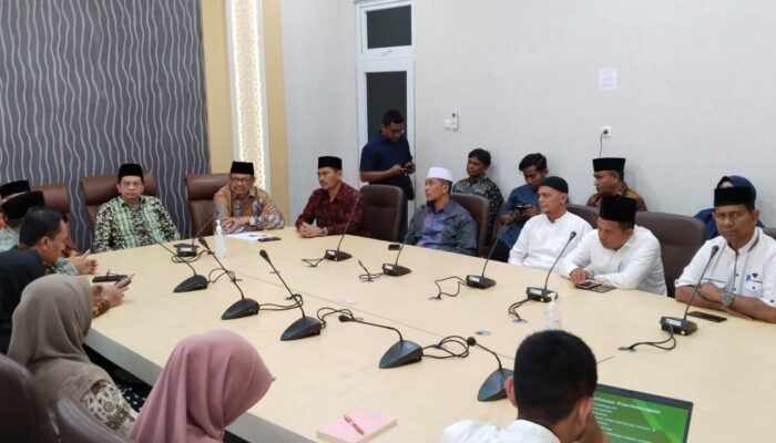 Kanwil Kemenag Aceh Bersama Irjen Bahas Kelancaran Persiapan Ibadah Haji Aceh