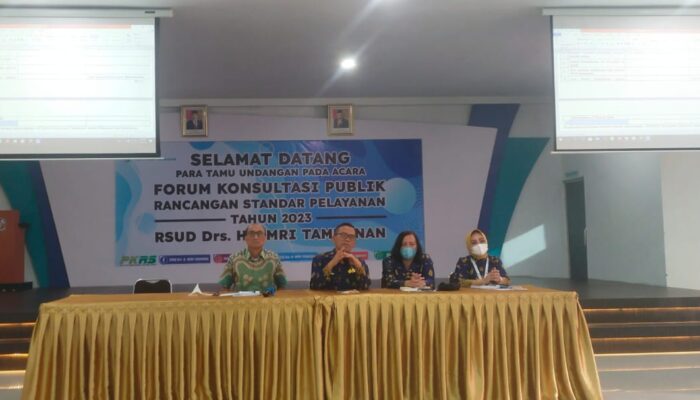 Gelar Konsultasi Publik, Direktur RSUD Amri Tambunan Optimis RSUD Jadi Tipe A