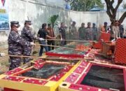 Jelang Ramadhan, Pomal Lantamal I Musnahkan Puluhan Mesin Judi Ketangkasan