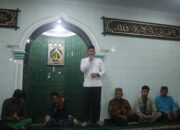 Safari Ramadhan,  Tokoh Pemuda Sumut Fajri Akbar, Shalat Tarawih Bersama Warga Di Masjid Al-Ikhlas Medan