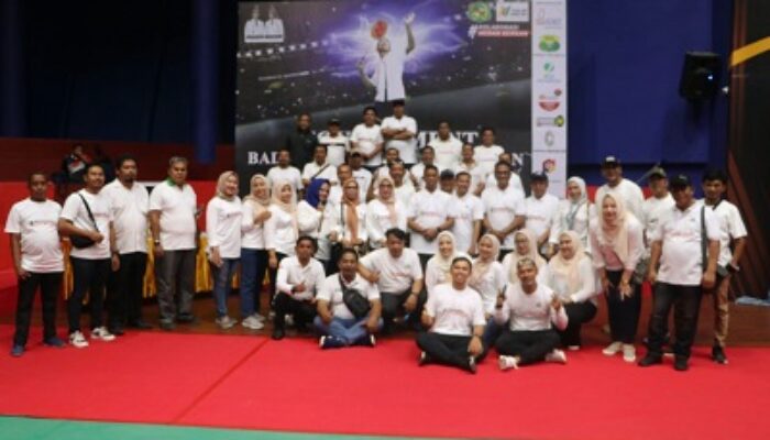 Perkuat Kolaborasi Antar Instansi Melalui Turnamen Badminton PUD Pasar Medan