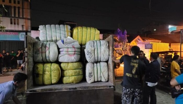 Poldasu Amankan 260 Balpres Pakaian Bekas Dari Simalingkar