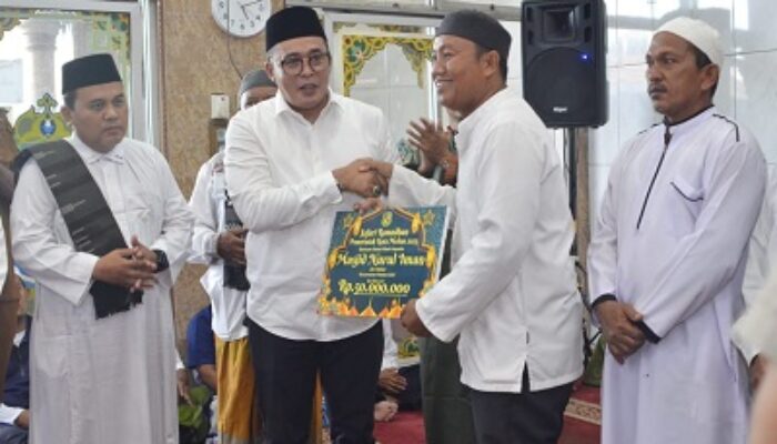 Terima Bantuan Dari Pemko Medan, BKM Masjid Nurul Iman Ucapkan Terimakasih
