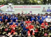 Upacara Gelar Pasukan HUT Satpol PP, Satlinmas Dan Damkarmat Di Lapangan Benteng Medan Diwarnai “Unjuk Rasa Anarkis”