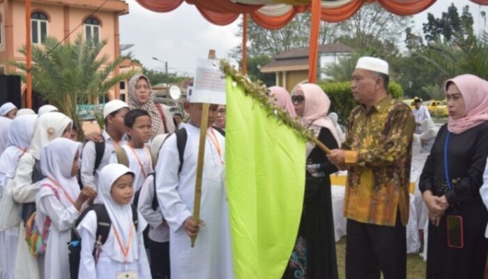 Siswa SMP SMA SMK Kota Medan Ikuti Simulasi Manasik Haji