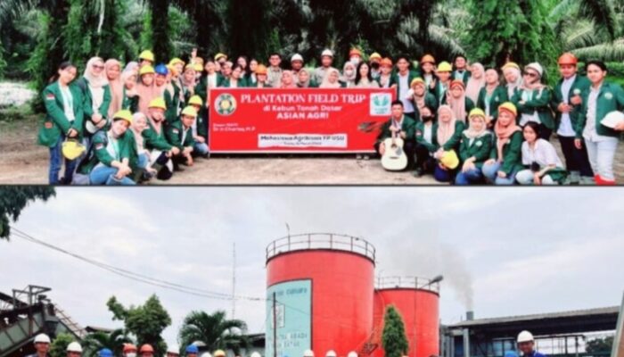 Mahasiswa Agribisnis Fakultas Pertanian USU Kunjungi Kebun Tanah Datar Di Batubara