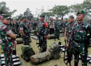 Pangdam I/BB dan Asops KASAD Riksiapops Yonif 125/Si’mbisa Satgas Pamtas RI-PNG