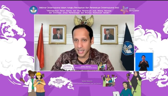 Mendikbudristek Nadiem Semangati Perempuan Terus Belajar dan Berkarya