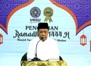 Rektor UMSU Buka Pengajian Rutin Ramadhan 1444 H