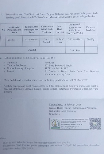 SPBU Alur Bemban Layani<br>Jerigen Untuk BBM Nelayan SPBU Alur Bemban Layani<br>Jerigen Untuk BBM Nelayan