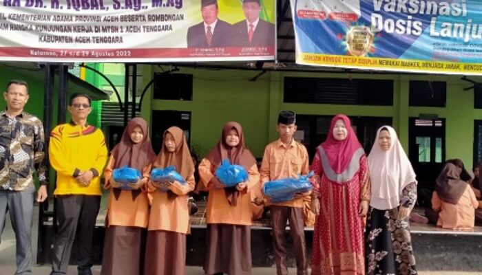 MTsN-1 Kutacane Galakkan Program Bantu Siswa Miskin