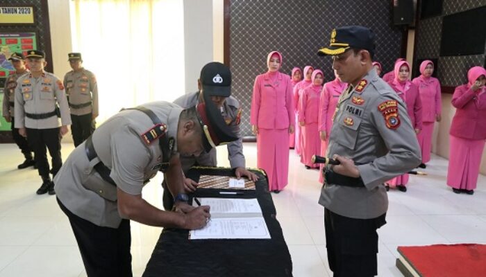 Kapolres Pimpin Sertijab Kasat Reskrim Polres Agara