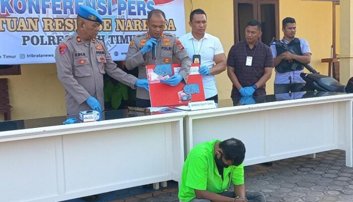 Pengedar Narkoba Diringkus, 40 Paket Sabu Disita