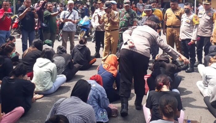 Polres Binjai Razia Gabungan Cipta Kondisi, Ratusan Orang Terjaring
