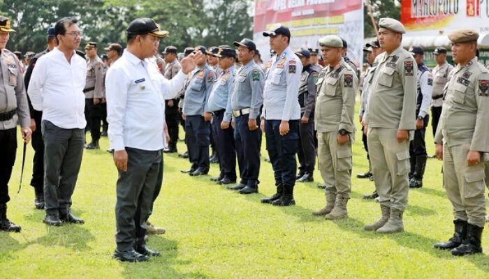1.695 Personel TNI-Polri Dan Satpol PP Amankan Pilpanag Serentak Di Simalungun