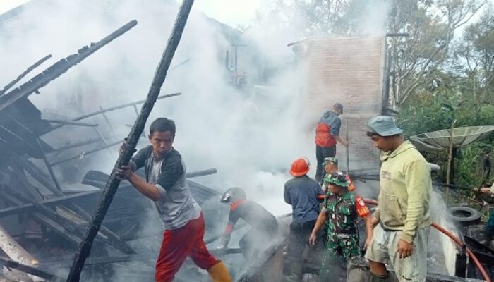3 Rumah Ludes Terbakar, 1 Terimbas Di Aceh Tengah