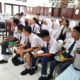 Persatuan Wartawan Indonesia (PWI) Kota Binjai melaksanakan pengenalan dan pelatihan jurnalistik tingkat SMP. (Waspada/Ria Hamdani)