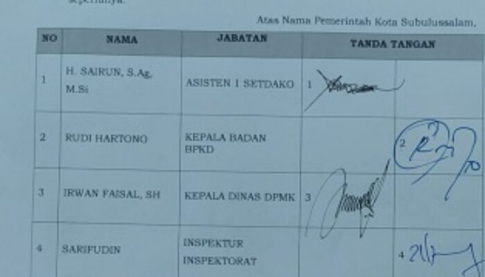 RDP Honor Perangkat Kampong Berakhir Dengan Kesepakatan