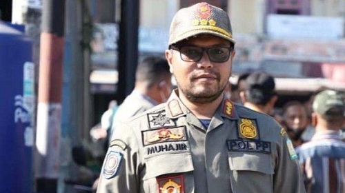 Kasatpol PP dan WH Aceh Besar, Muhajir, S.STP, MPA. Waspada/Ist