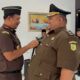 Kajari Palas lantik Kasi Pidsus baru, Kamis (16/3). (Waspada/H. Idaham Butar Butar/B)