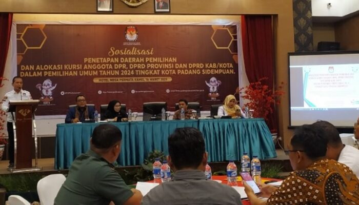 KPU Sidempuan Sosialisasi Penetapan Dapil Dan Alokasi Kursi DPR Dan DPRD