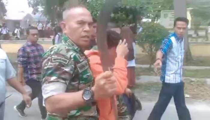 Kasdim 0208/AS Amankan Siswa SMP Bawa Sajam