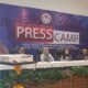 Seminar 'Regulasi Pengawasan Penyiaran Pemilu 2024, menghadirkan 3 nara sumber antara lain, Mimah Susanti (KPI Pusat), Evri Rizqi Monarshi (KPI Pusat dan Praktisi Penyiaran), Agus Sudibyo (Pemerhati Media) serta moderator Muhanmad Syahrir (KPI Sumut), digelar di Hotel Niagara Parapat, Rabu (15/3) malam. (Waspada/Hasuna Damanik).