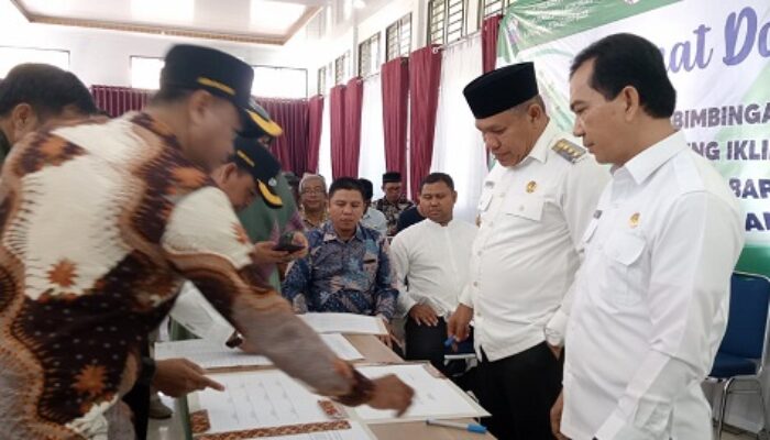 30 Kades Di Abdya Teken Fakta Integritas ProKlim