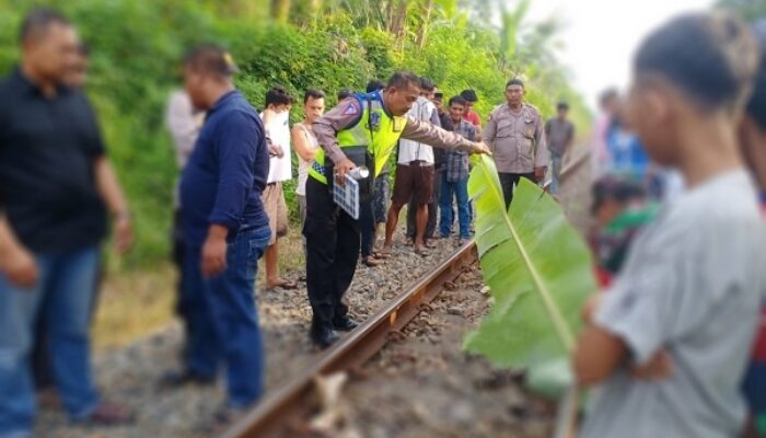 Warga Partimbalan Heboh, Temukan Jasad Pria Tua Terbelah Dua Di Lintasan KA