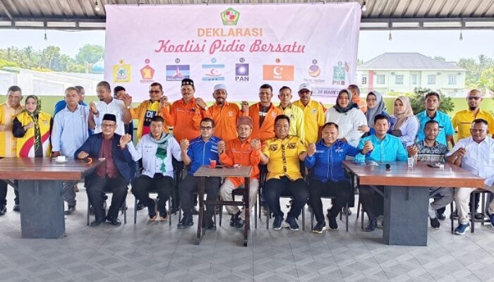Jelang Pemilu 2024, Delapan Parpol Di Pidie Bentuk Koalisi Pidie Bersatu