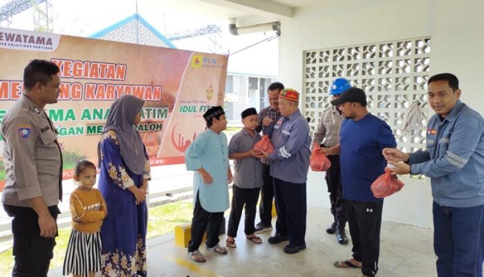 Anak Yatim Lhokseumawe Terima Daging Meugang
