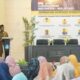 Pj Bupati Aceh Besar melalui Plt Kepala Dinas Pendidikan dan Kebudayaan, Agus Jumaidi S.Pd M.Pd membuka Seminar dan Workshop Internasional STEM-C di Aula BGP, Lubok Kecamatan Ingin Jaya, Selasa (21/3). (Waspada/Zafrullah)