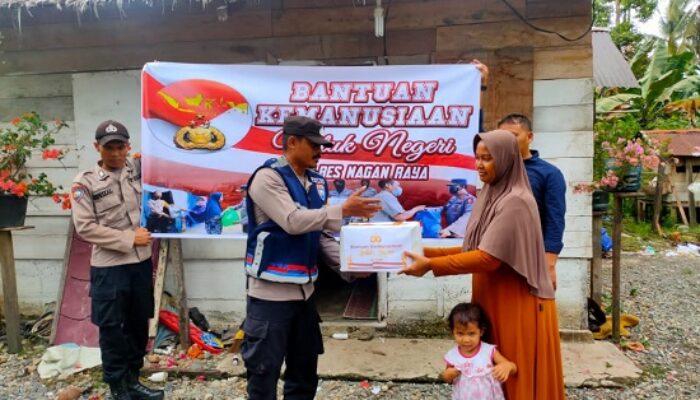 Polsek Seunagan Berbagi Di Bulan Ramadan