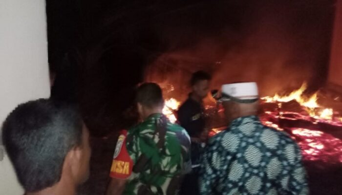 Kantin Dan Perpustakaan SMAN 1 Panton Reu Ludes Terbakar